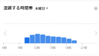 GoogleMapで現在の混雑状況が見れなくなってませんか。<br /><br />
混雑によって色が変わってたと思うのですがそれがありません。<br /><br />
ちょっと不便です。