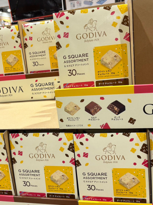 新商品！ゴディバ スクエアチョコレート