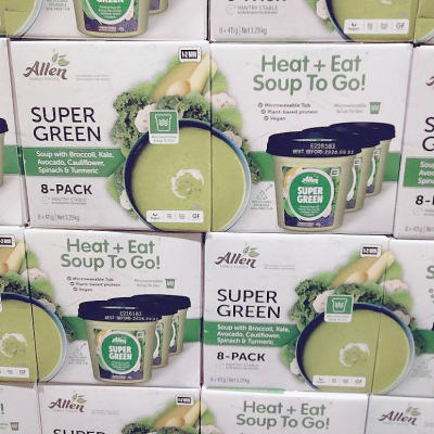 ALLEN FAMILY FOODS スーパーグリーンスープは