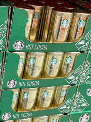 スタバのホットココアでた