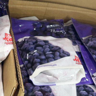 トロピカルマリアから冷凍ブルーベーリーが出た
