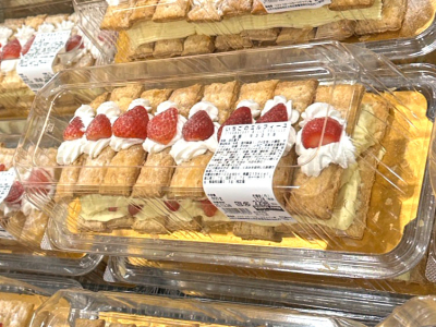 いちごのミルフィーユあります