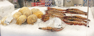 海産物対面販売