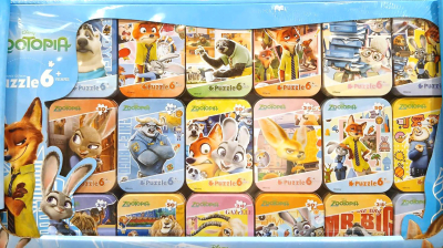 ズートピアのパズル缶入荷