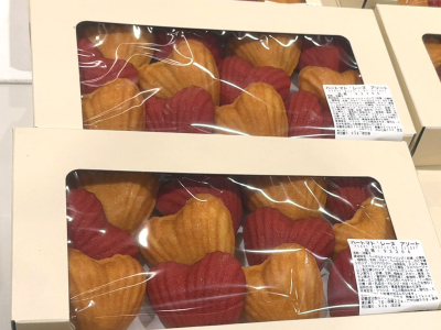 ハートマドレーヌあり