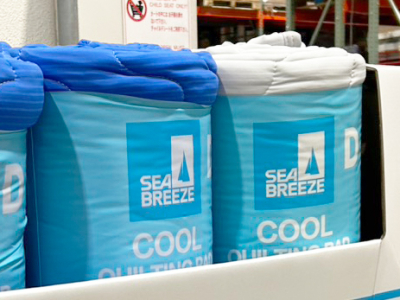 シーブリーズの冷感パッドシーツ入荷！